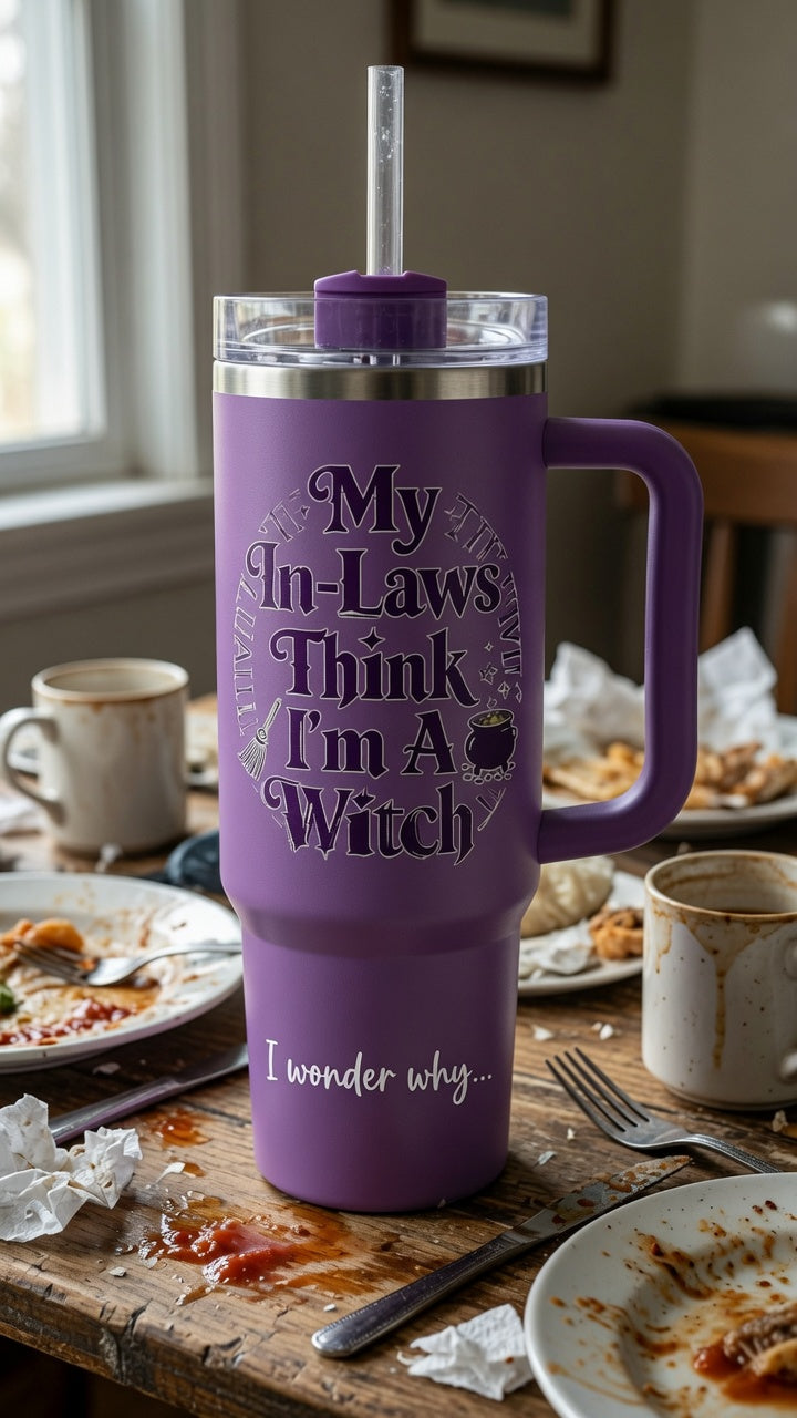 My In-Laws Think I’m A Witch – 40oz Tumbler