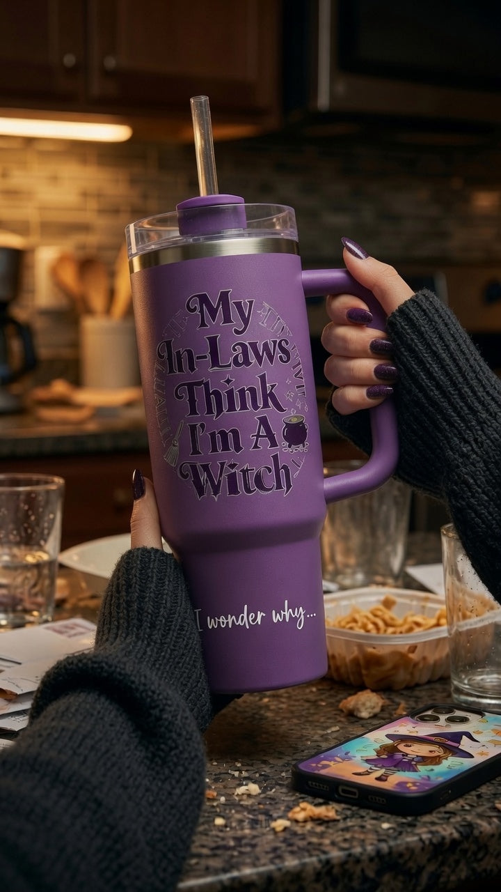 My In-Laws Think I’m A Witch – 40oz Tumbler