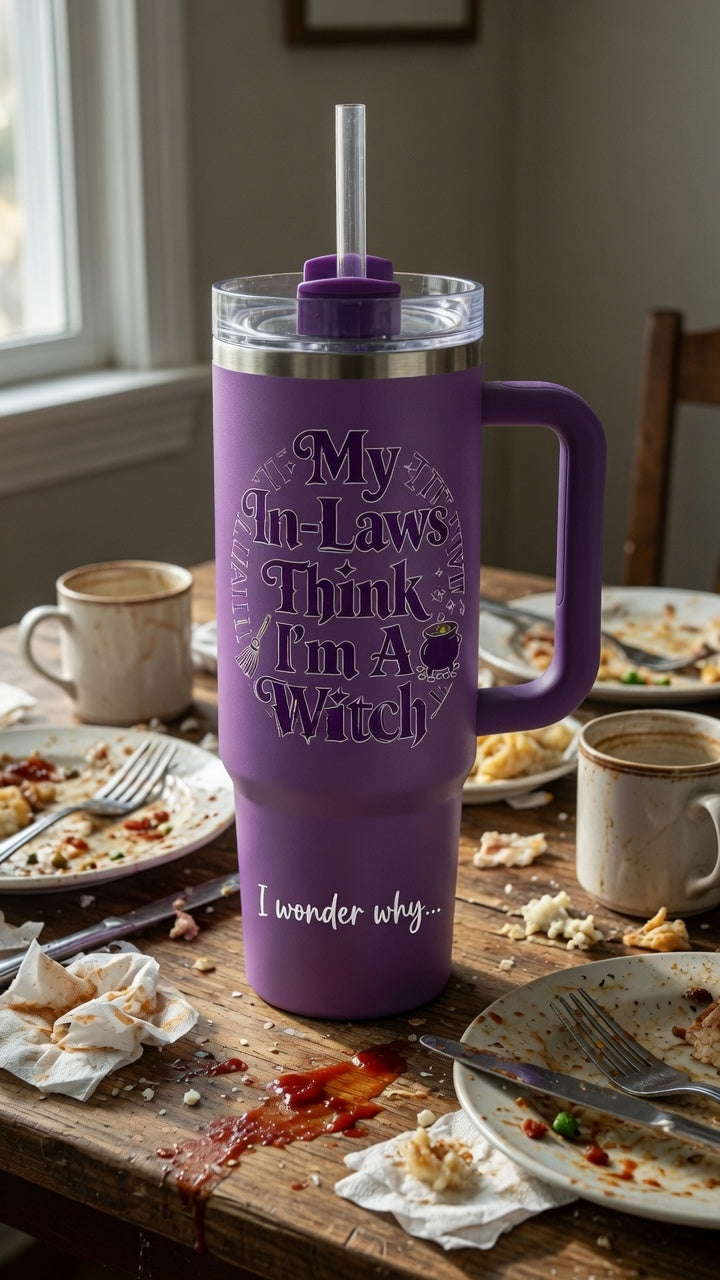 My In-Laws Think I’m A Witch – 40oz Tumbler