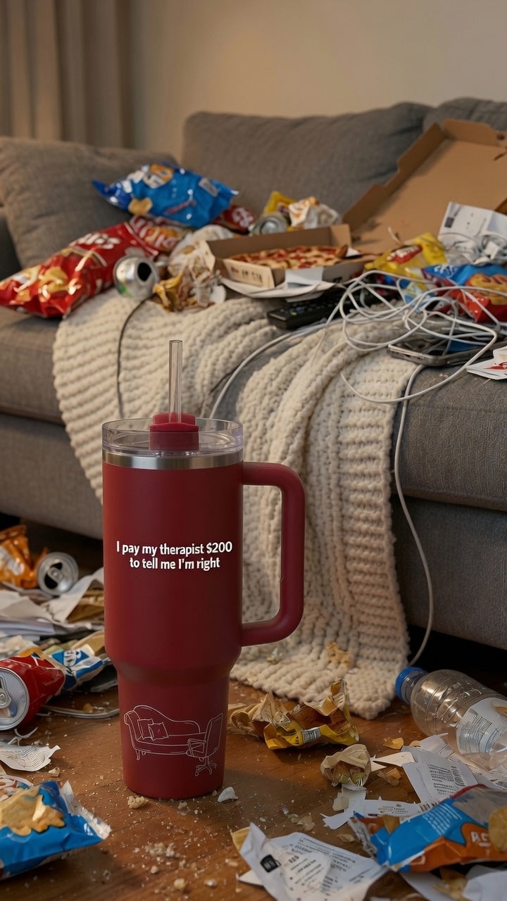 I Pay My Therapist $200 to Tell Me I’m Right – 40oz Tumbler
